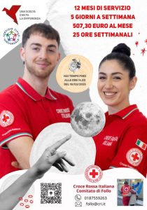 Locandina Servizio Civile Universale CRI Follo
